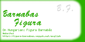 barnabas figura business card